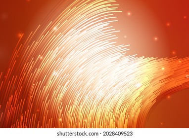 Light Red vector backdrop with bent lines. A completely new colorful illustration in simple style. A sample for your ideas.