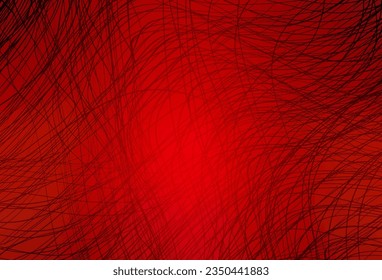 Light Red vector backdrop with bent lines. Smart illustration in abstract style with gradient lines.  Pattern for your business design.