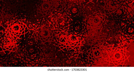 Light Red vector backdrop with chaotic shapes. Illustration with colorful shapes in abstract style. Smart design for your business.