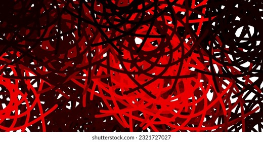 Light Red vector backdrop with chaotic shapes. Modern abstract illustration with gradient random forms. Smart design for your business.