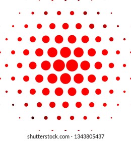 Light Red vector backdrop with circles. Abstract decorative design in gradient style with bubbles. Pattern for websites, landing pages.