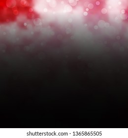 Light Red vector backdrop with circles. Abstract colorful disks on simple gradient background. Pattern for booklets, leaflets.