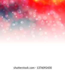 Light Red vector backdrop with circles. Abstract colorful disks on simple gradient background. Pattern for wallpapers, curtains.