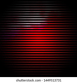 Light Red vector backdrop with circles. Modern abstract illustration with colorful circle shapes. Design for posters, banners.