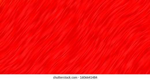 Light Red vector backdrop with circular arc. Colorful illustration, which consists of curves. Pattern for ads, commercials.