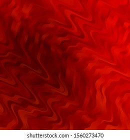 Light Red vector backdrop with curves. Colorful illustration in abstract style with bent lines. Pattern for booklets, leaflets.