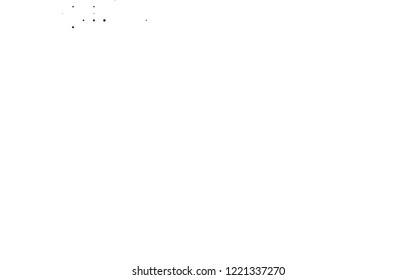 Light Red vector backdrop with dots. Abstract illustration with colored bubbles in nature style. Pattern for ads, booklets.