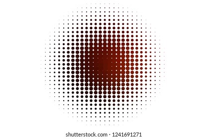Light Red vector backdrop with dots. Illustration with set of shining colorful abstract circles. Design for posters, banners.