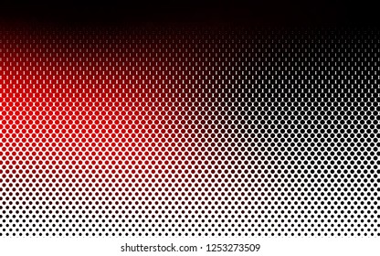 Light Red vector backdrop with dots. Abstract illustration with colored bubbles in nature style. Pattern for ads, booklets.