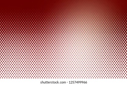Light Red vector backdrop with dots. Abstract illustration with colored bubbles in nature style. Template for your brand book.