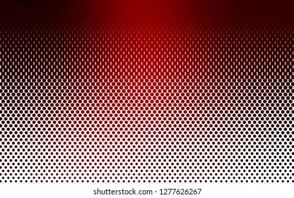 Light Red vector backdrop with dots. Glitter abstract illustration with blurred drops of rain. Design for posters, banners.