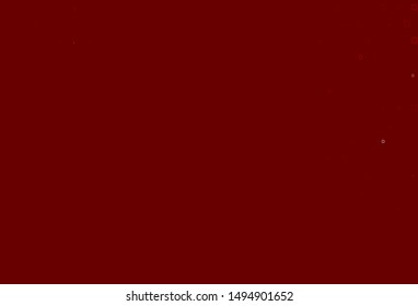 Light Red vector backdrop with dots, spots, cubes. Glitter abstract illustration with cubes, circles. Pattern of water, rain drops.