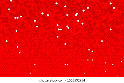 Light Red vector backdrop with dots. Abstract illustration with colored bubbles in nature style. Pattern for ads, leaflets.