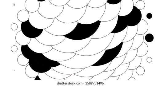Light Red vector backdrop with dots. Colorful illustration with gradient dots in nature style. Pattern for business ads.