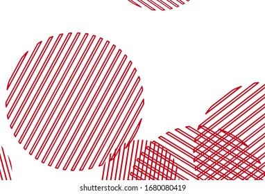 Light Red vector backdrop with dots. Modern abstract illustration with colorful water drops. Design for poster, banner of websites.