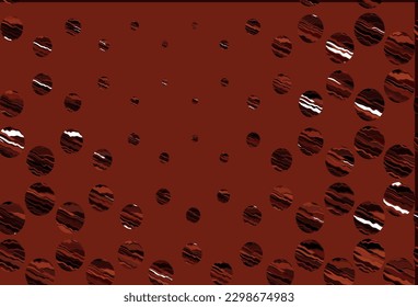 Light red vector backdrop with dots. Modern abstract illustration with colorful water drops. Completely new template for your brand book.