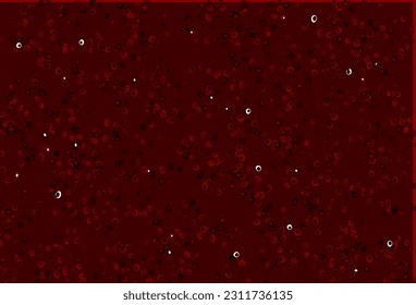 Light Red vector backdrop with dots. Modern abstract illustration with colorful water drops. Pattern for beautiful websites.