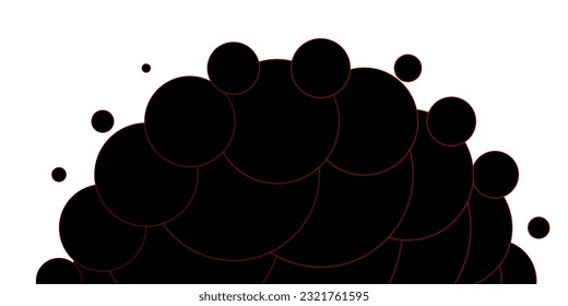 Light Red vector backdrop with dots. Abstract colorful disks on simple gradient background. Pattern for wallpapers, curtains.