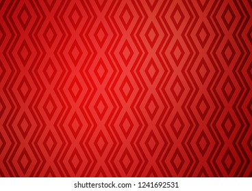 Light Red vector backdrop with lines, cubes. Colorful illustration with lines, cubes on abstract template. Pattern for business booklets, leaflets.