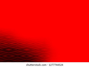 Light Red vector backdrop with lines, cubes. Glitter abstract illustration with colorful lines, rhombuses. Best design for your ad, poster, banner.