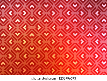 Light Red vector backdrop with long lines. Lines on blurred abstract background with gradient. Backdrop for TV commercials.