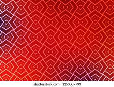 Light Red vector backdrop with long lines. Shining illustration with lines on abstract template. Backdrop for TV commercials.