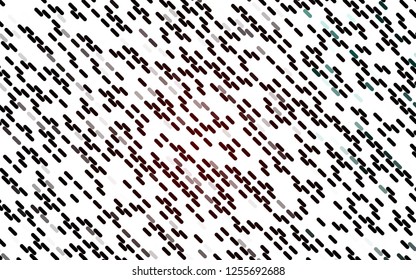 Light Red vector backdrop with long lines. Modern geometrical abstract illustration with staves. Best design for your ad, poster, banner.