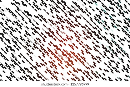 Light Red vector backdrop with long lines. Shining illustration with lines on abstract template. Pattern for ads, posters, banners.