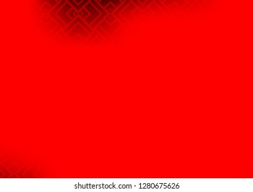 Light Red vector backdrop with long lines. Lines on blurred abstract background with gradient. Pattern for business booklets, leaflets.