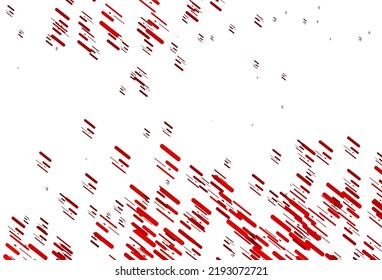 Light Red vector backdrop with long lines. Blurred decorative design in simple style with lines. Best design for your ad, poster, banner.