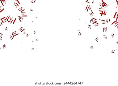 Light Red vector backdrop with long lines. Modern geometrical abstract illustration with staves. Pattern for ads, posters, banners.