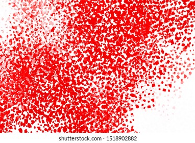 Light Red vector backdrop with memphis shapes. Modern abstract illustration with colorful random forms. Simple design for your web site.