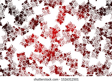 Light Red vector backdrop with memphis shapes. Modern abstract illustration with colorful random forms. Background for a cell phone.