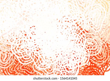 Light Red vector backdrop with memphis shapes. Simple colorful illustration with abstract gradient shapes. Best smart design for your business.