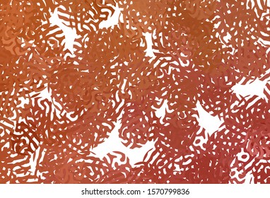 Light Red vector backdrop with memphis shapes. Modern abstract illustration with colorful random forms. Best smart design for your business.