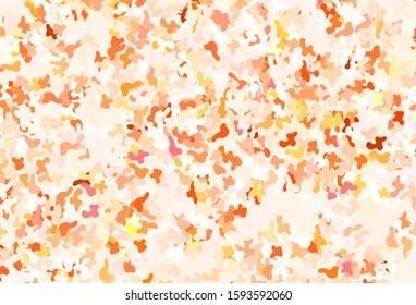 Light Red vector backdrop with memphis shapes. Decorative design in abstract style with random forms. Modern design for your business card.