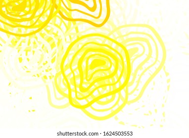 Light Red vector backdrop with memphis shapes. Decorative design in abstract style with random forms. Elegant design for wallpapers.