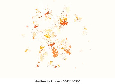 Light Red vector backdrop with memphis shapes. Modern abstract illustration with colorful random forms. Simple design for your web site.