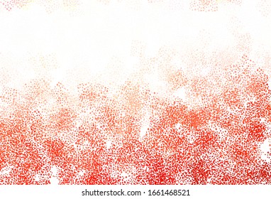 Light Red vector backdrop with memphis shapes. Colorful chaotic forms with gradient in modern style. Modern design for your business card.