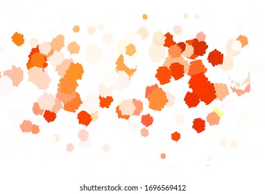 Light Red vector backdrop with memphis shapes. Illustration with colorful gradient shapes in abstract style. Simple design for your web site.