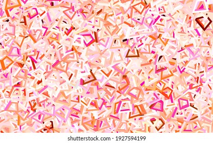 Light Red vector backdrop with memphis shapes. Illustration with colorful gradient shapes in abstract style. Background for a cell phone.