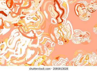 Light Red vector backdrop with memphis shapes. Modern abstract illustration with colorful random forms. Elegant design for wallpapers.