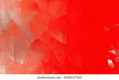 Light Red vector backdrop with memphis shapes. Colorful chaotic forms with gradient in modern style. Background for a cell phone.