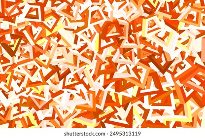 Light Red vector backdrop with memphis shapes. Simple colorful illustration with abstract gradient shapes. Simple design for your web site.