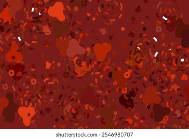 Light Red vector backdrop with memphis shapes. Illustration with colorful gradient shapes in abstract style. Background for a cell phone.