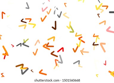 Light Red vector backdrop with wry lines. Brand new colorful illustration in simple style. A completely new template for your design.