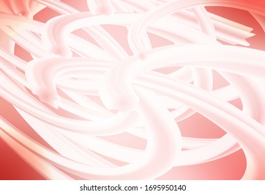 Light Red vector backdrop with wry lines. Geometric illustration in abstract style with gradient.  A completely new design for your business.