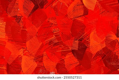 Light Red vector backdrop with wry lines. Shining colorful illustration in simple curve style. Abstract design for your web site.