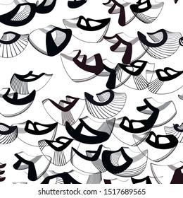 Light Red vector background with 3D signs of alphabet. Colorful 3D alphabet signs with gradient on white background. Design for textile, fabric, wallpapers.