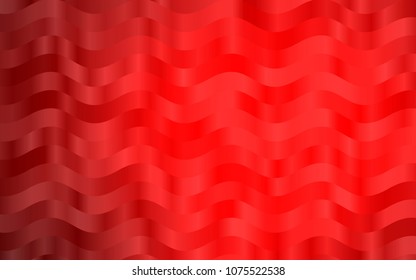 Light Red vector background with abstract lines. Modern gradient abstract illustration with bandy lines. Brand-new design for your ads, poster, banner.